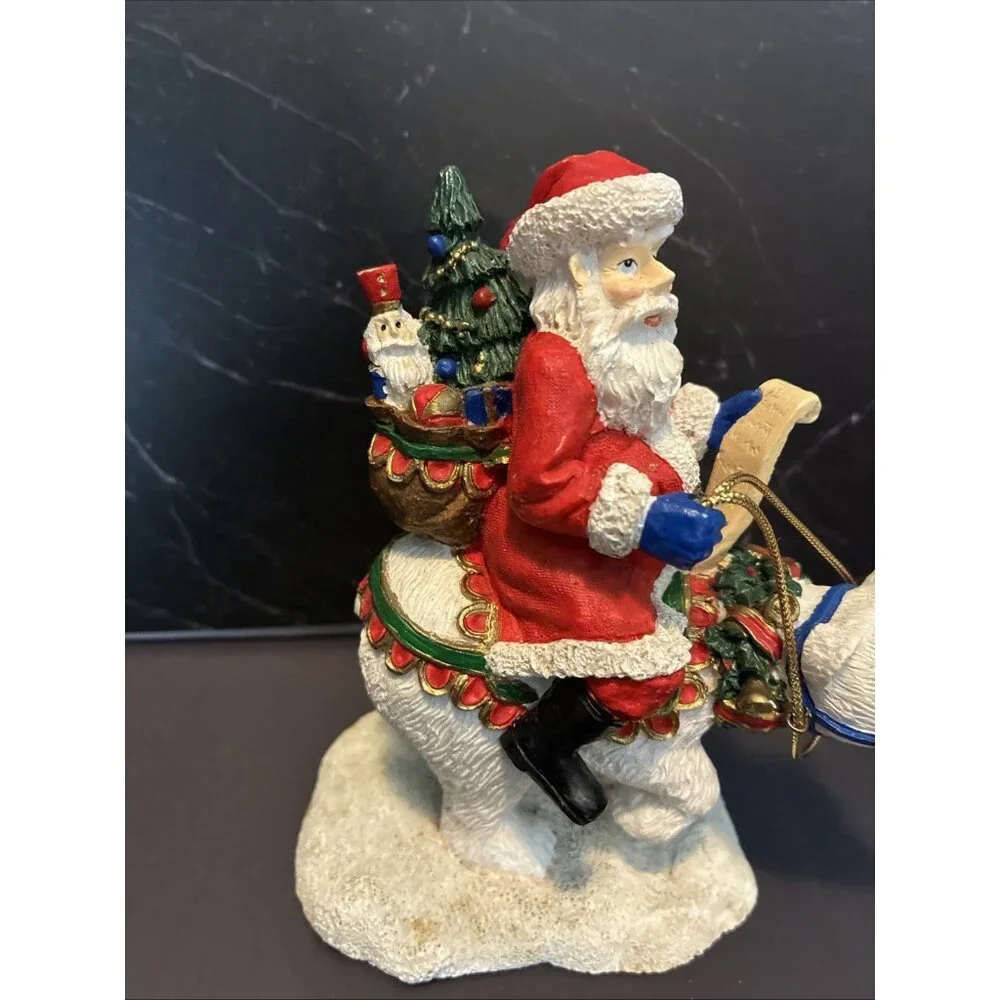 1996 Norwegian Santa Polar Bear Santas From Around World Figurine